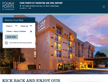 Tablet Screenshot of fourpointssanjoseairport.com